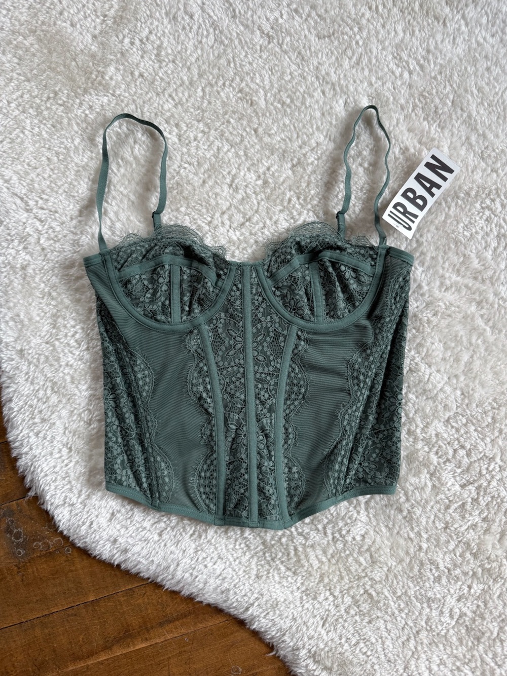 Out from under corset top